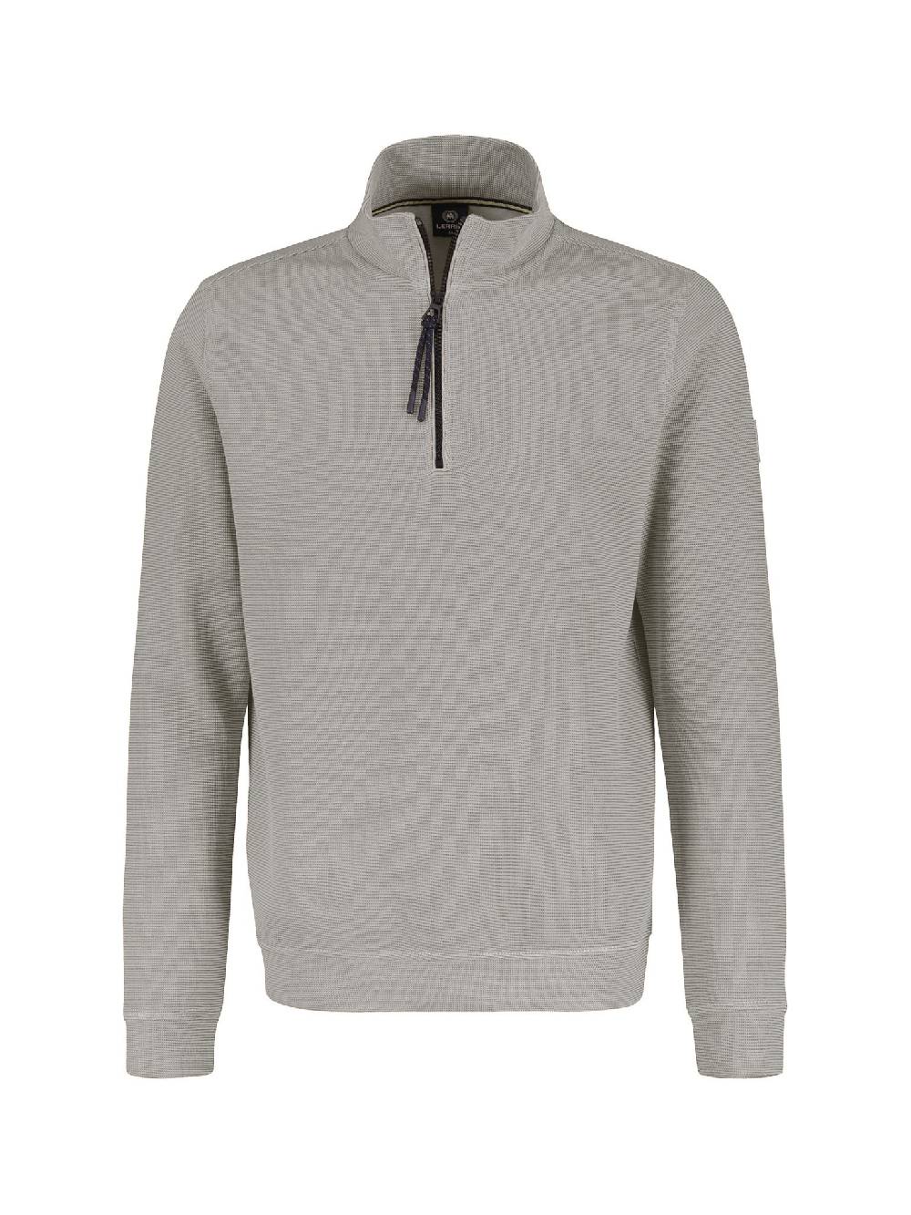 Lerros 2484402 K11 Sweatshirt/Troyer/Rh/V-Neck (101 Broken White Me) Im Verkauf