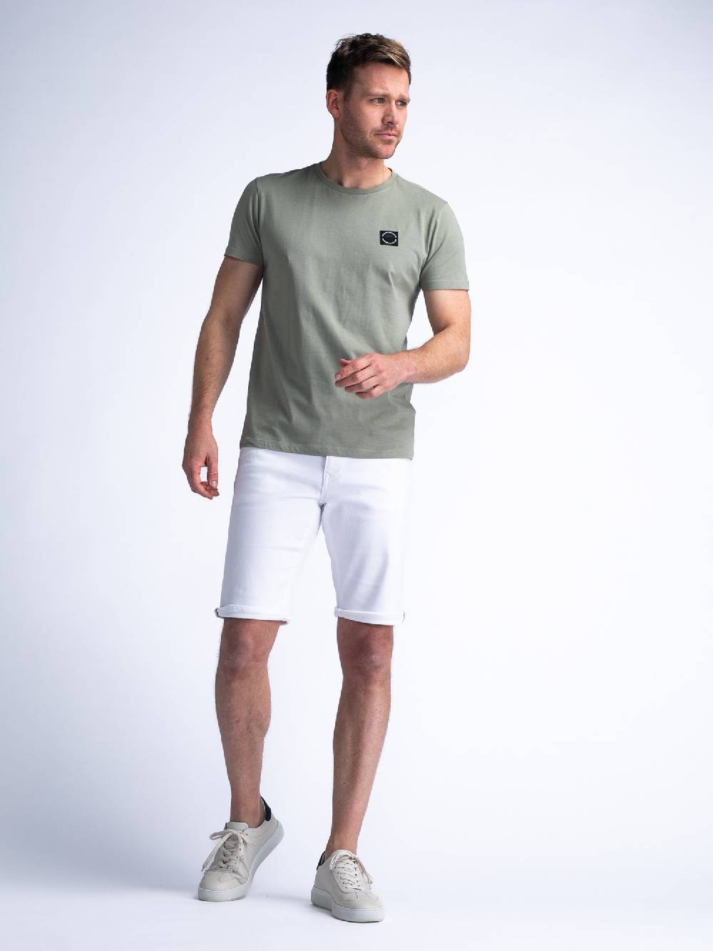 Petrol Men Shorts Denim M-1040-SHO005 (0000 Bright White) Sonderangebot