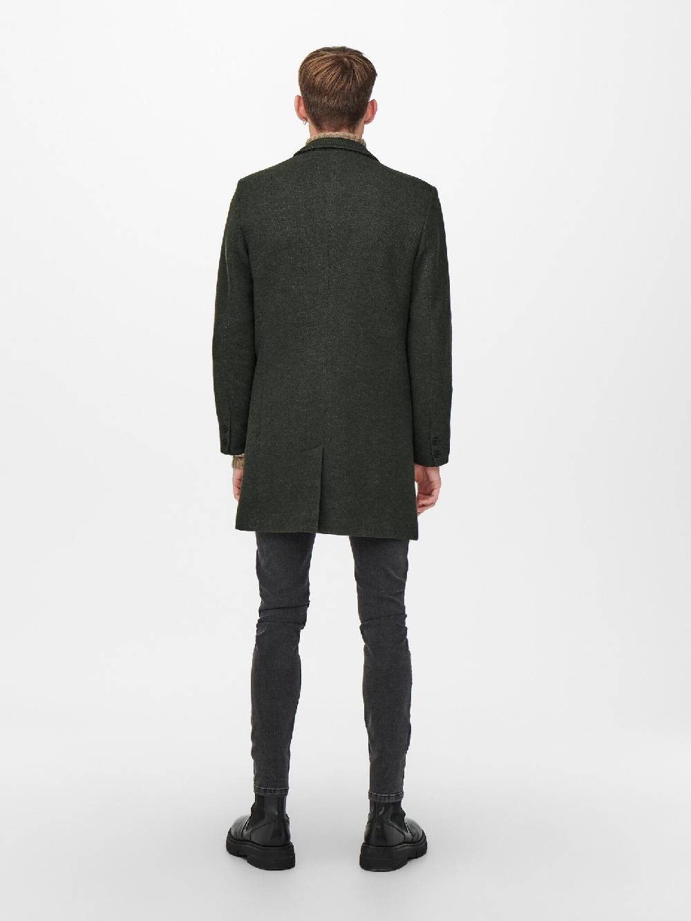 Only & Sons Onsjulian King Coat IN OTW VD CS (187719 Peat) Großer Ausverkauf