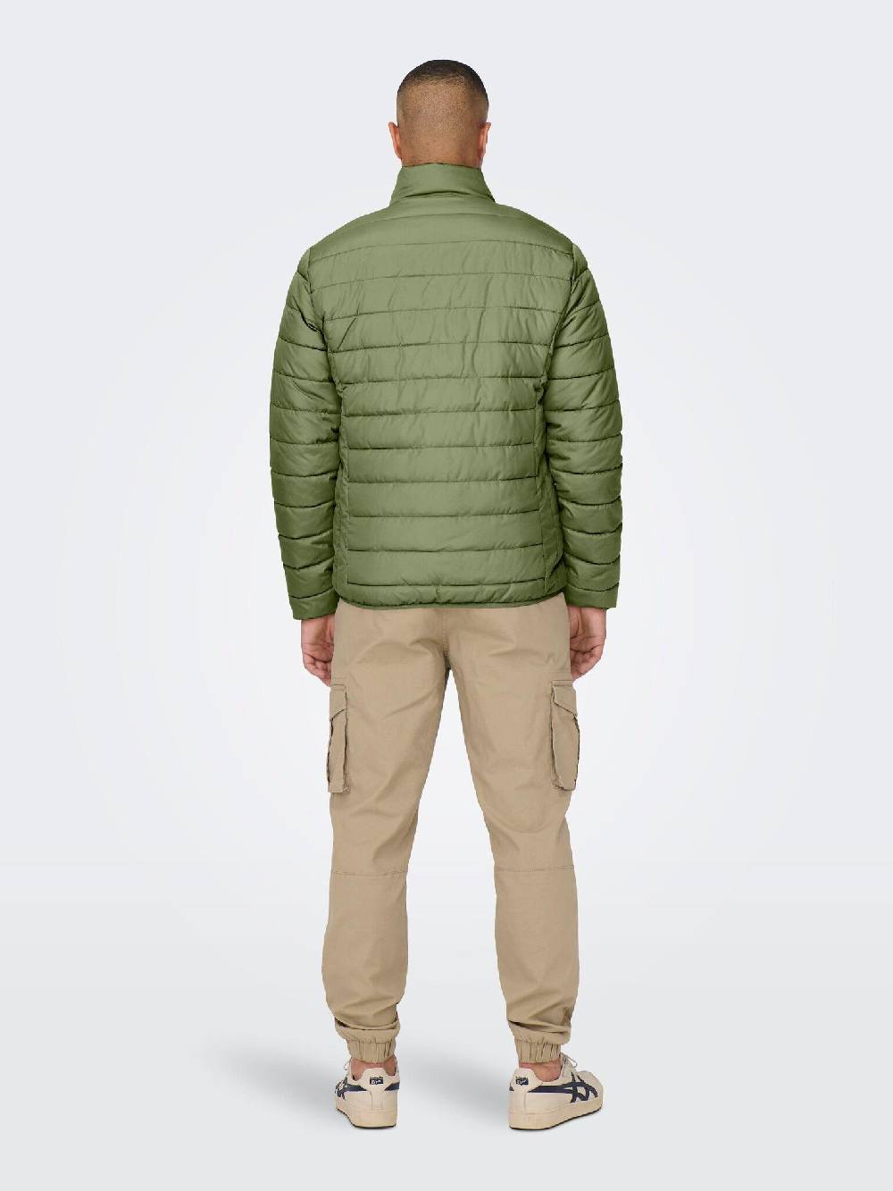 Only & Sons Onsbron Quilt Jacket OTW VD (279918 Winter Moss) Flash Sale