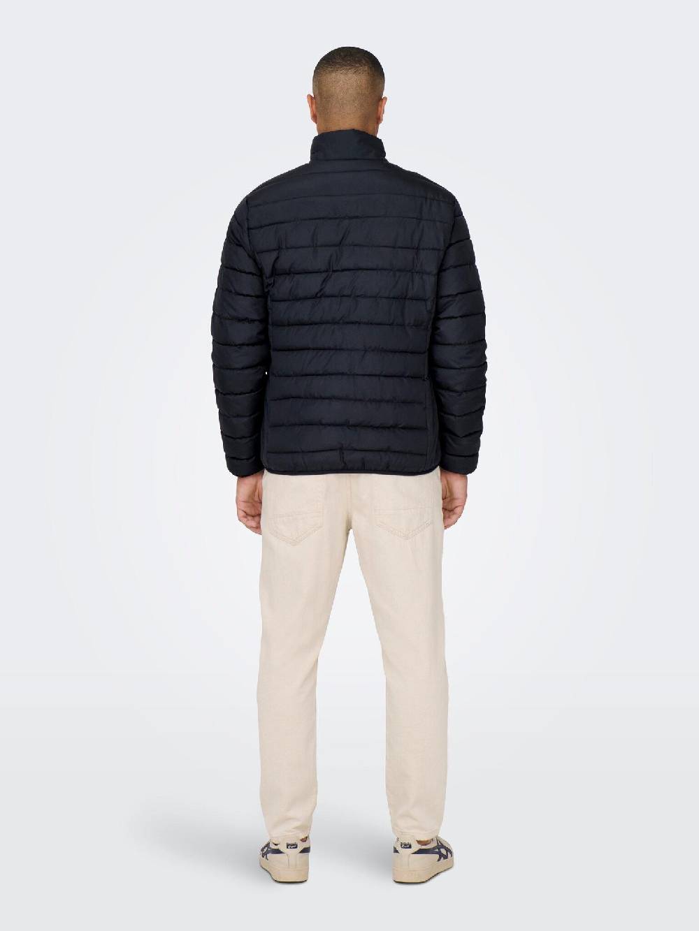 Only & Sons Onsbron Quilt Jacket OTW VD (187197 Dark Navy) Begrenztes Angebot