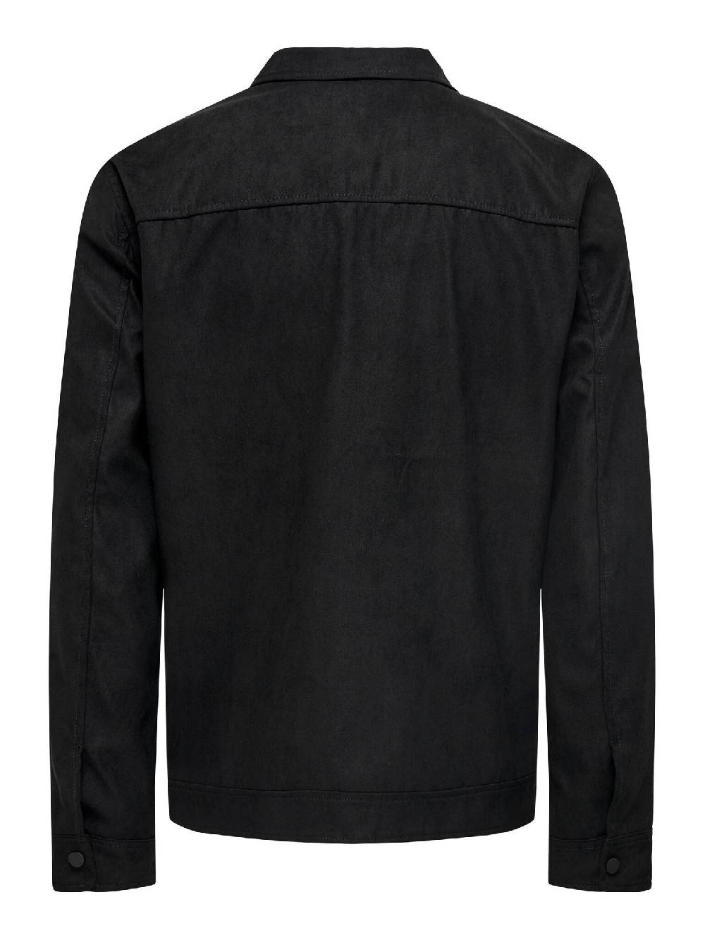 Only & Sons Onswill Fake Suede Jacket OTW (187679 Black) Online Shopping