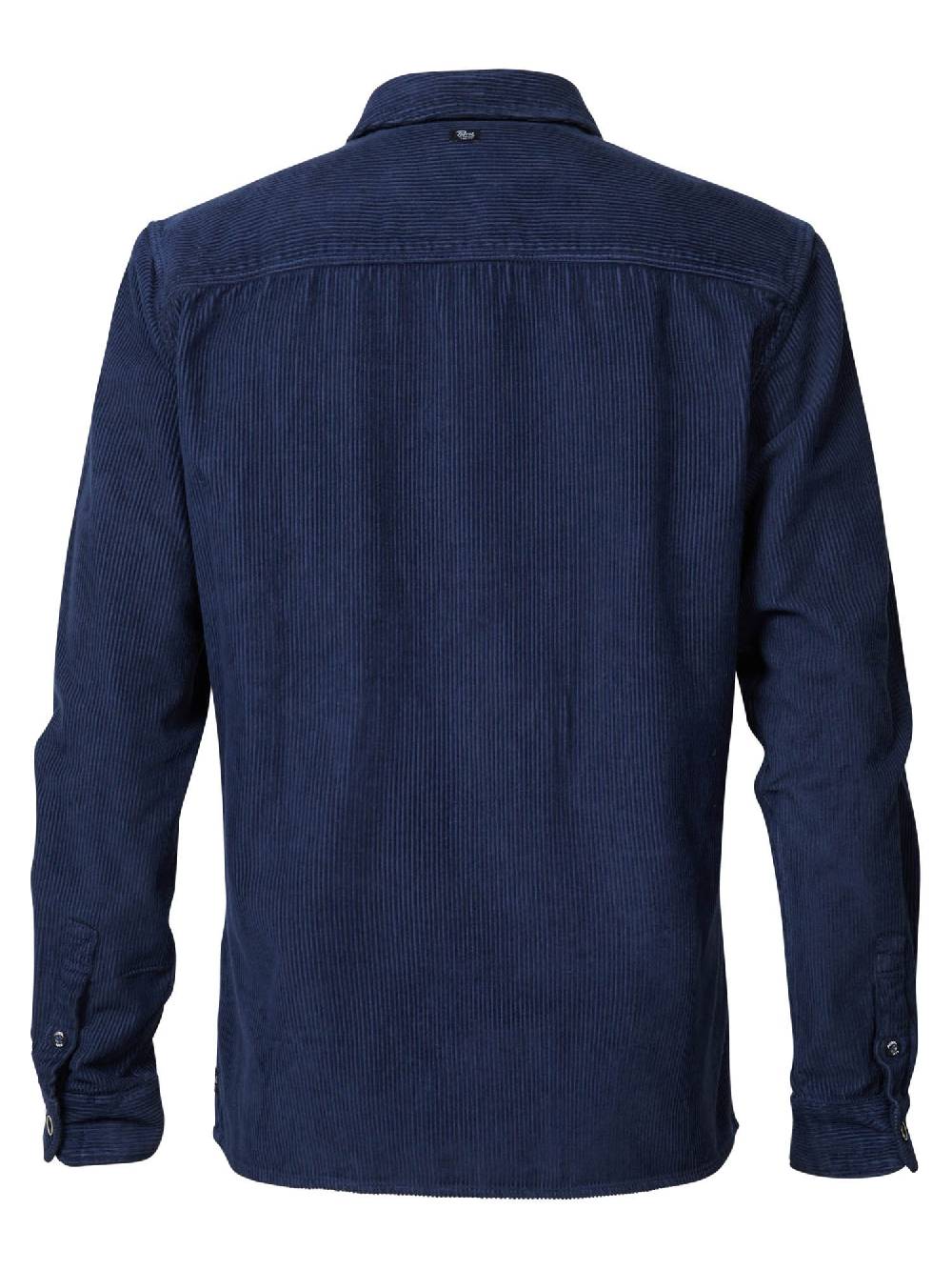 Petrol M-3030-Sil423 - Men Shirt Long Sleeve Uni (5152 Midnight Navy) Cyber Monday