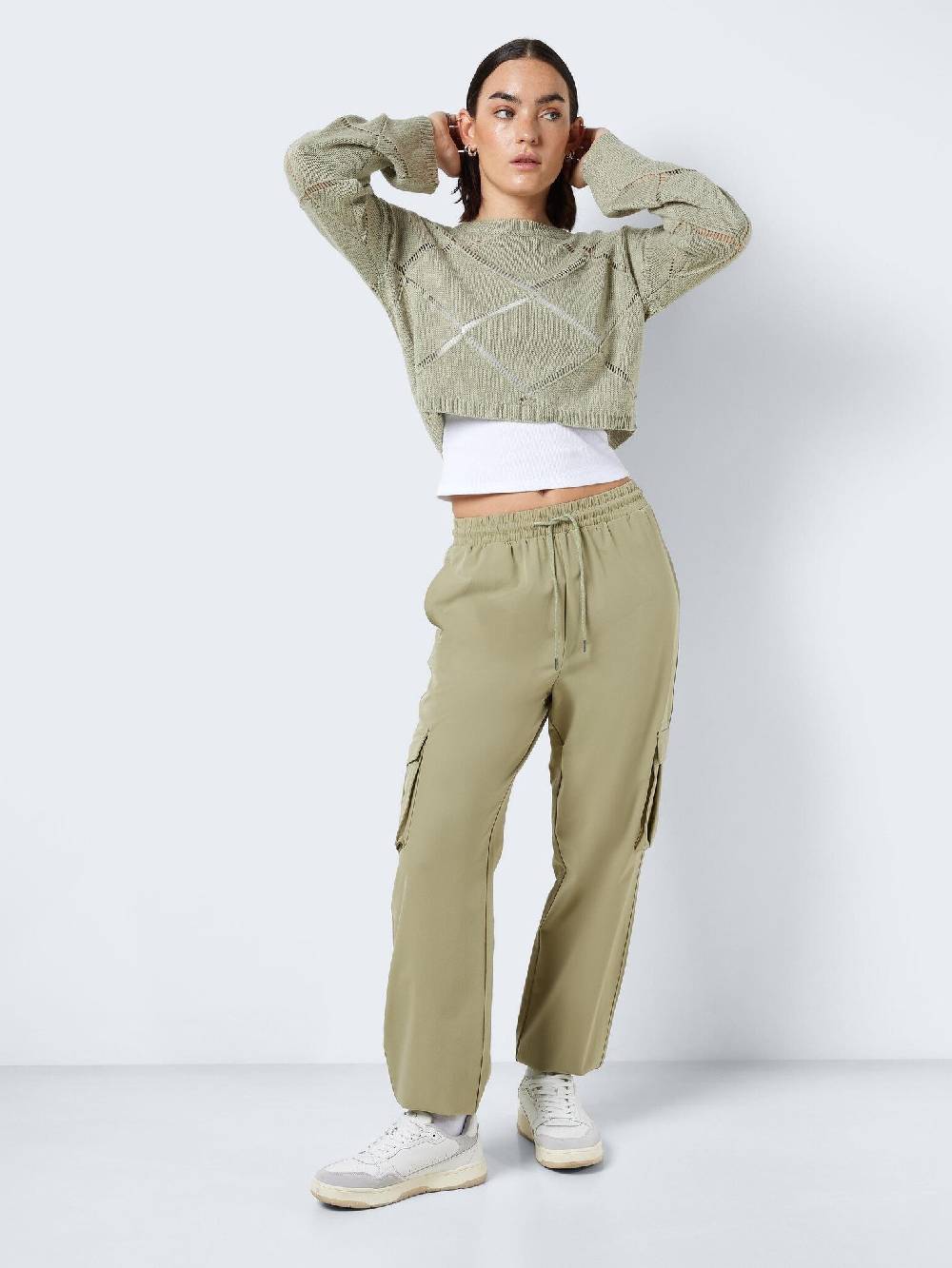 NOISY MAY KIRBY HW Cargo Pants (Sage) Vierteljährliche Förderung
