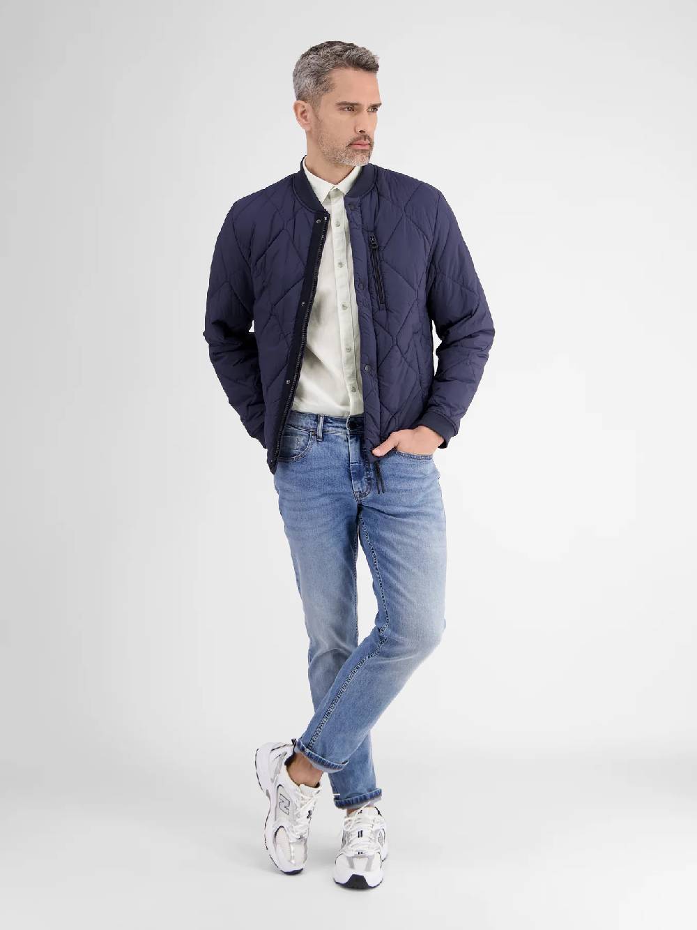 Lerros 2442010 CASUAL KATOENEN LINNEN OVERHEMD (100 WHITE) Exklusivangebot