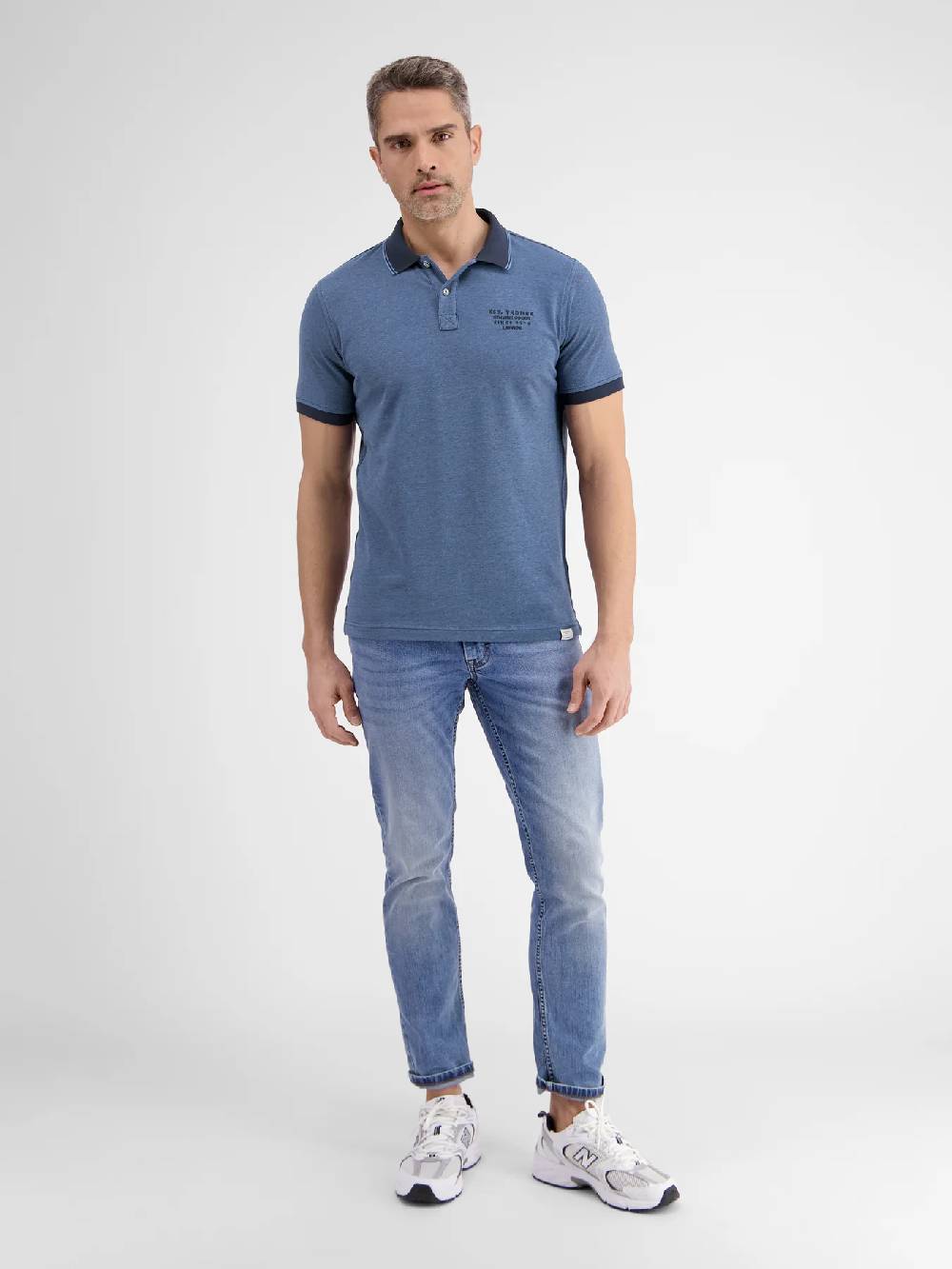 Lerros 2433239 TWEEKLEURIGE POLO (485 CLASSIC NAVY) Weihnachtsangebot