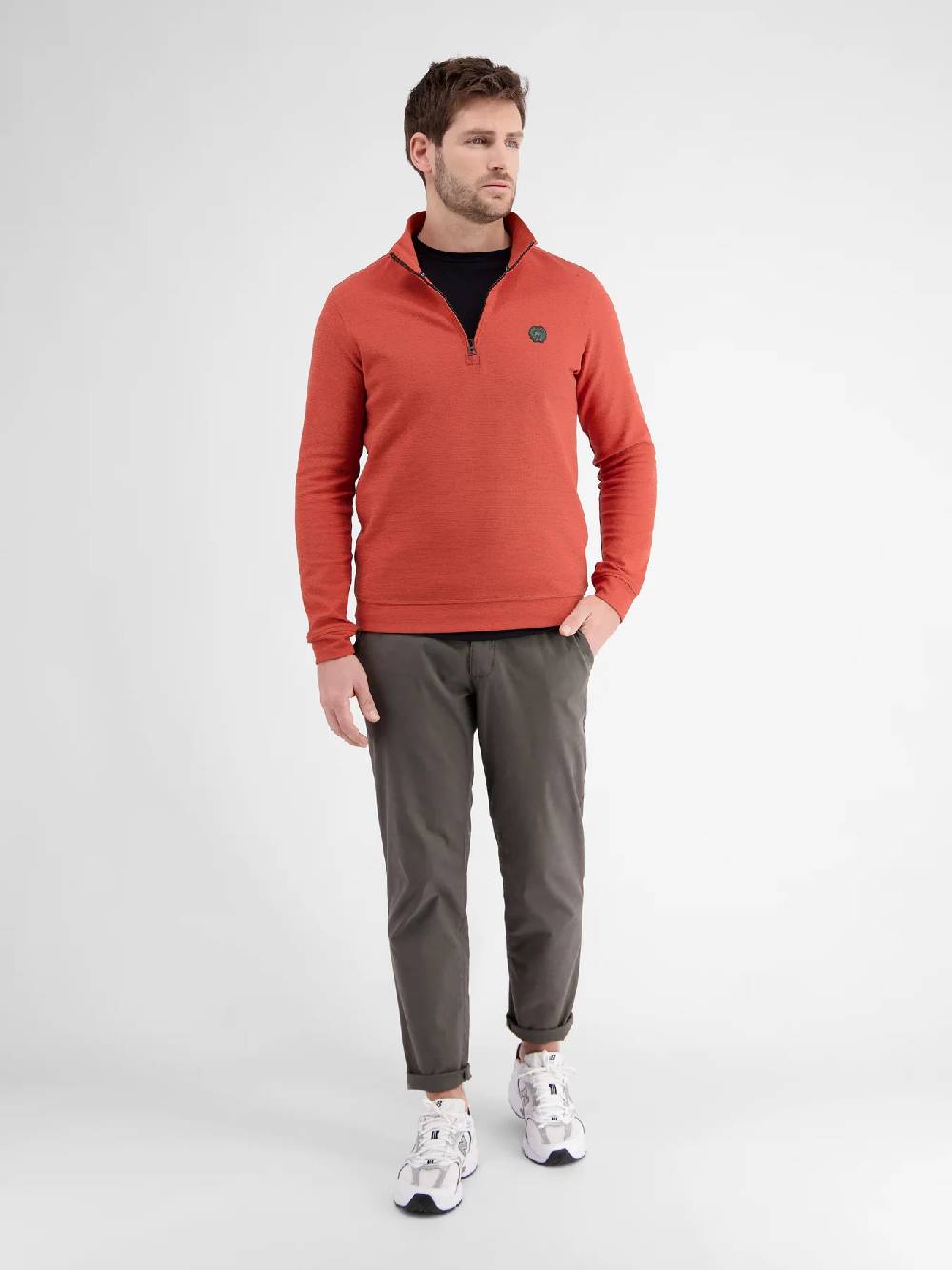 Lerros 2424402 SWEATTROYER (327 DEEP CORAL RED) Osterangebot