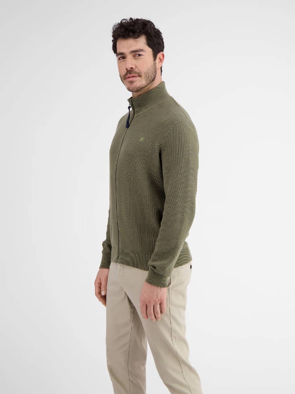 Lerros 23D5503 VEST MET OPSTAANDE KRAAG (659 AGED OLIVE) Muttertagsangebot