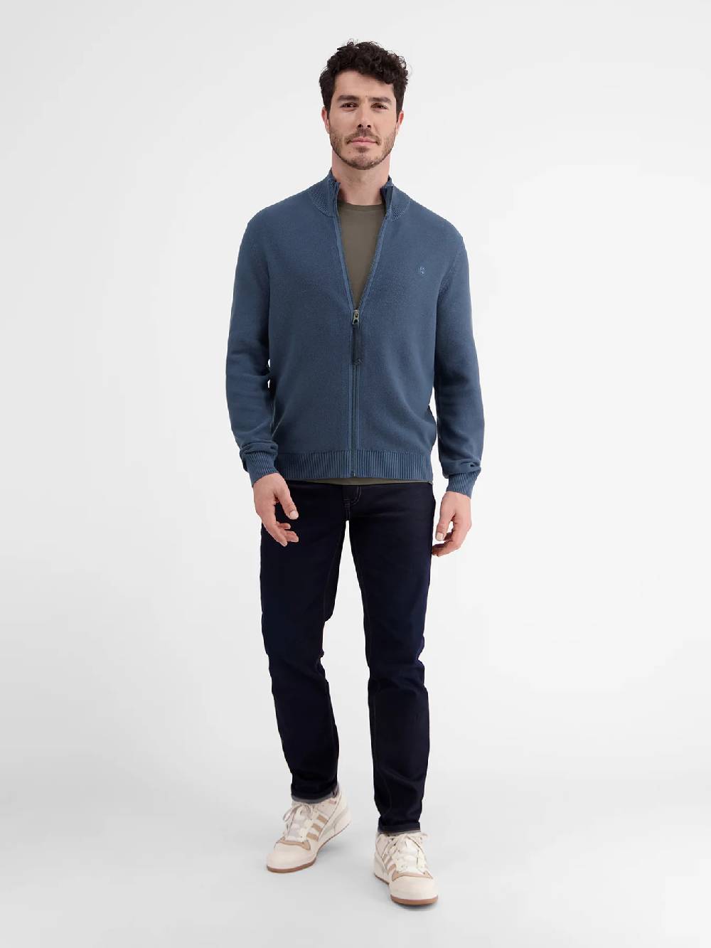 Lerros 23D5503 VEST MET OPSTAANDE KRAAG (448 STORM BLUE) Vatertagsangebot