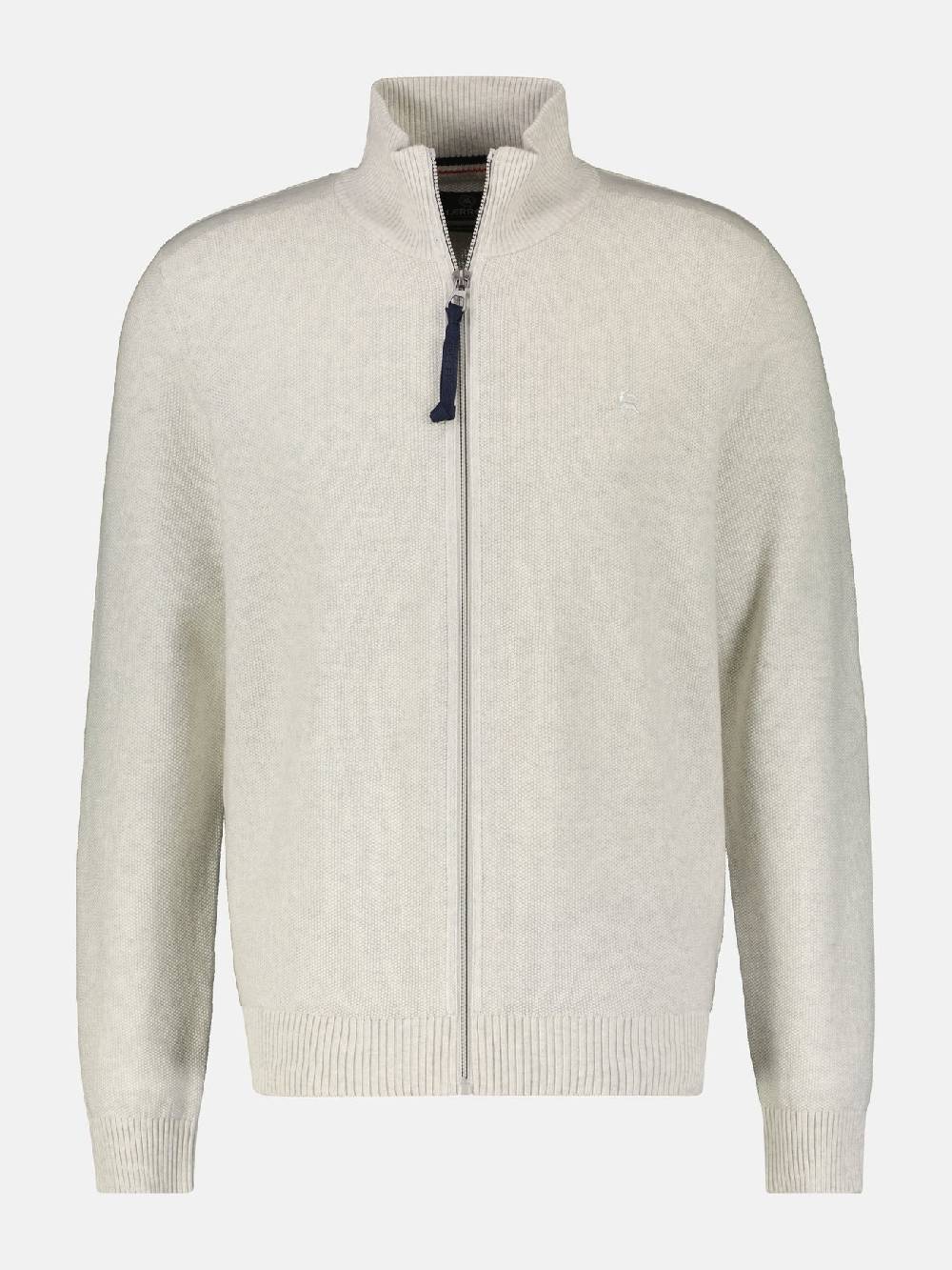 Lerros 23D5503 VEST MET OPSTAANDE KRAAG (127 FOG WHITE MELANGE) Valentinstagsangebot