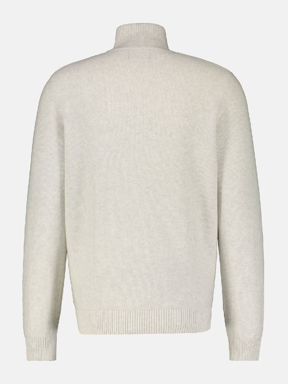 Lerros 23D5503 VEST MET OPSTAANDE KRAAG (127 FOG WHITE MELANGE) Valentinstagsangebot