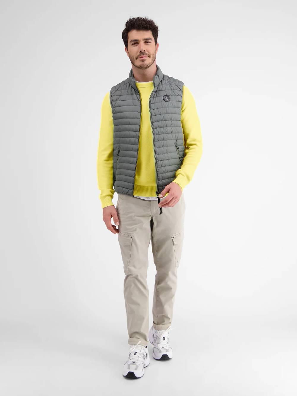 Lerros 23D5001 GEBREIDE TRUI MET RONDE HALS (518 PURE LEMON) Top Angebot