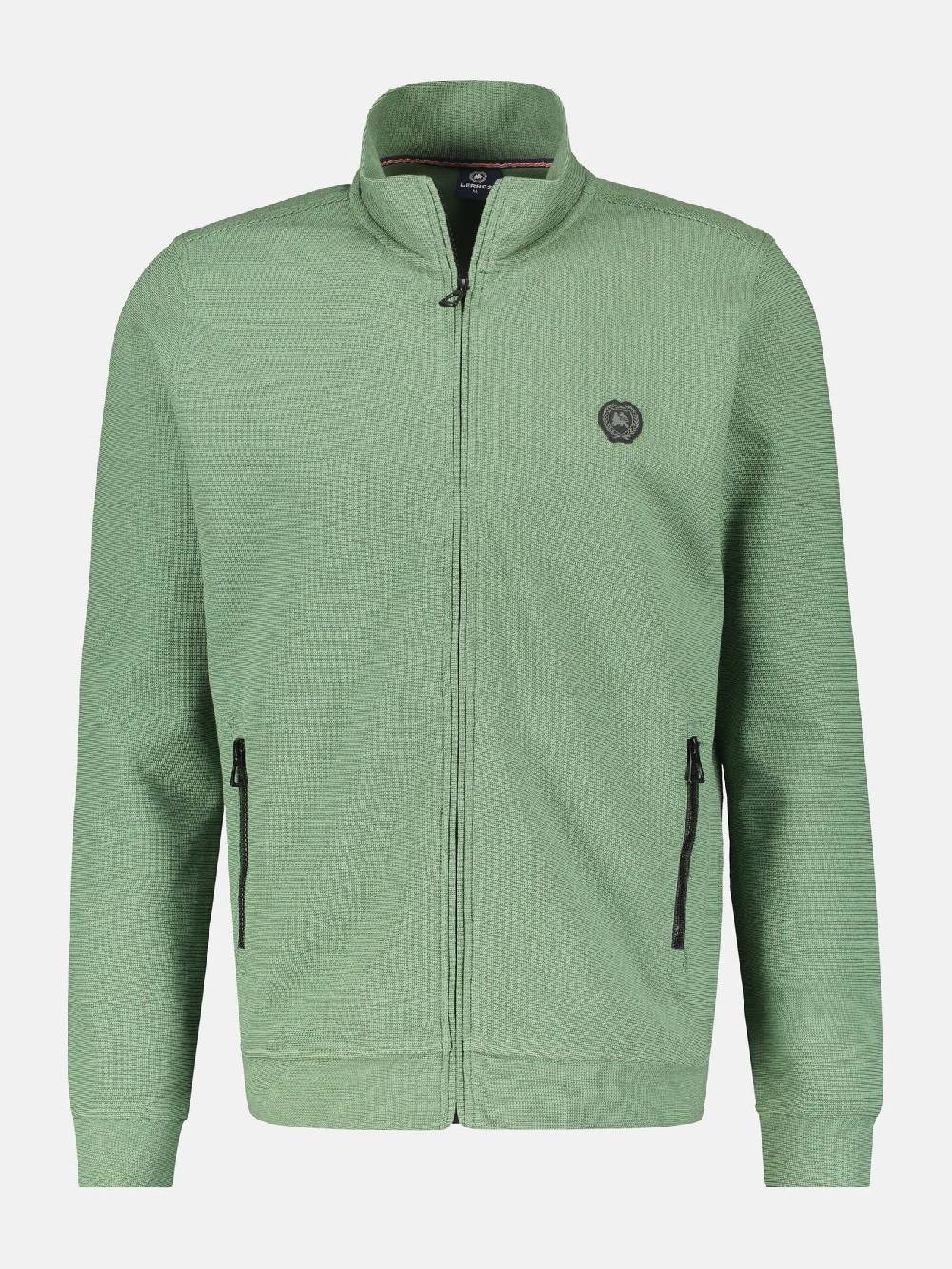 Lerros 23D4503 GESTRUCTUREERD SWEATJACK (612 SAGE GREEN) Zeitlich begrenztes Angebot