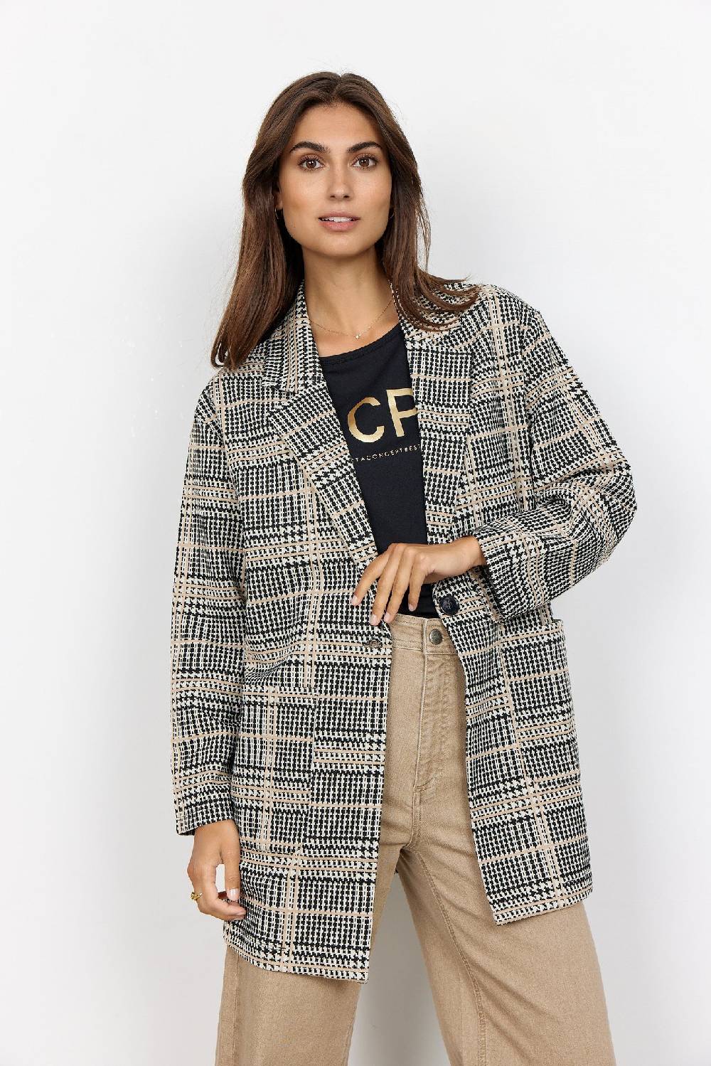 Soya Concept SC-TRIPOLI 5 BLAZER (8205 SAND COMBI) Neueste Stile