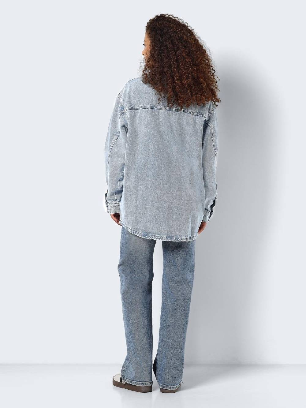 NOISY MAY NMALVA L/S DENIM SHACKET Sonderangebot der Fabrik
