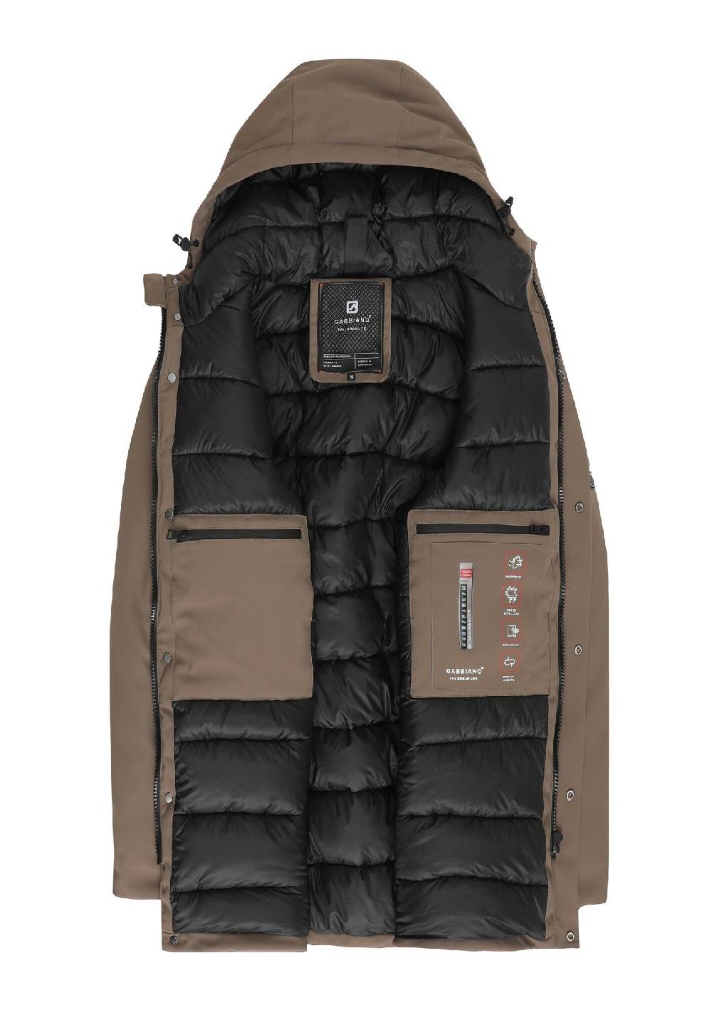 Gabbiano Winterjas - (4444 Deep Taupe) Clearance-Verkauf