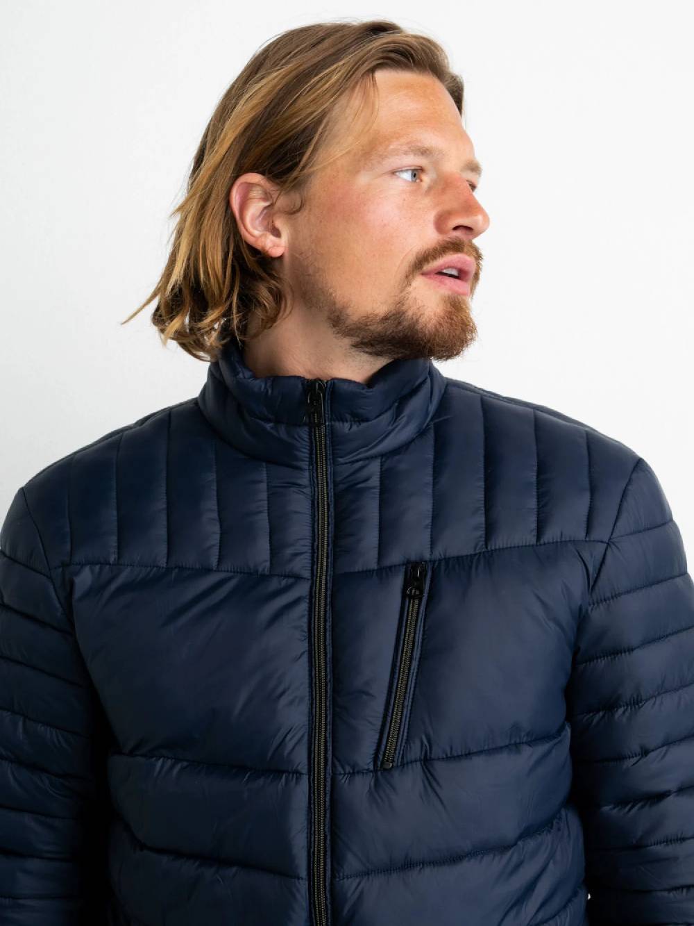 Petrol M-3020-JAC101 - Men Jacket Padded (5107 Dark Sapphire) Fabrikladen