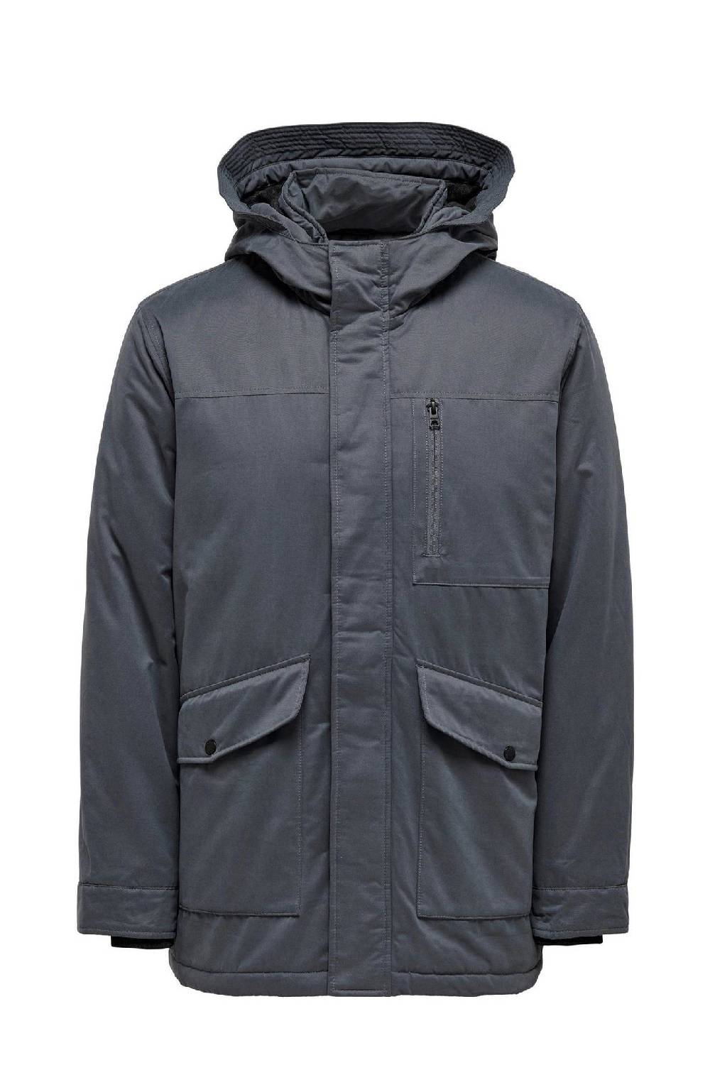 Only & Sons ONSELLIOT Parka OTW VD (200651 Dark Slate) Begrenzt auf 3 Tage