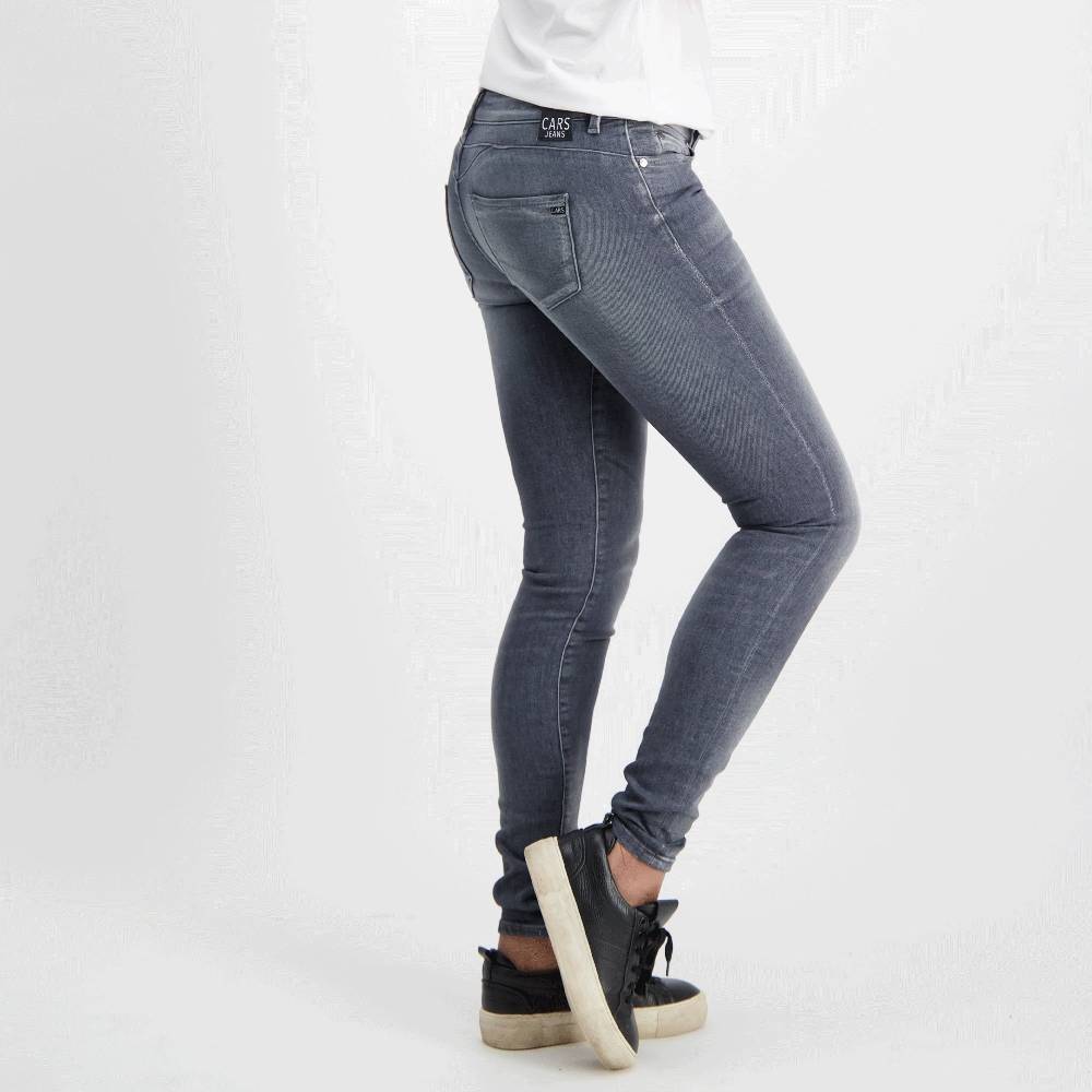 Cars Jeans CELESTA Skinny Den.GREY USED Auslauf
