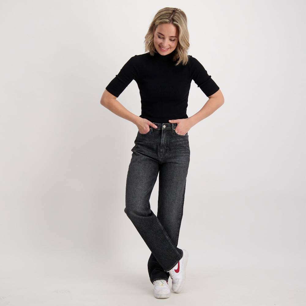 Cars Jeans CARICE Denim Black Used Schlussverkauf