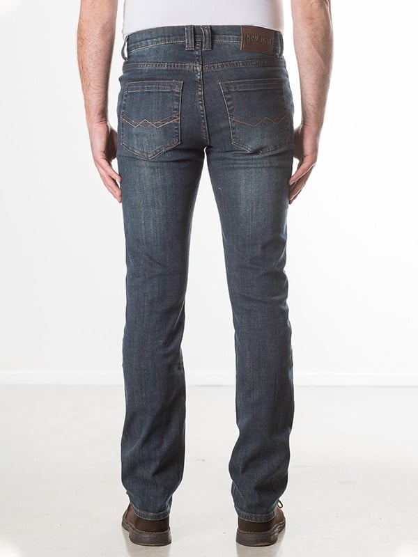 New Star JACKSONVILLE Stretch Denim Regular - (DARK USED) Rabatt