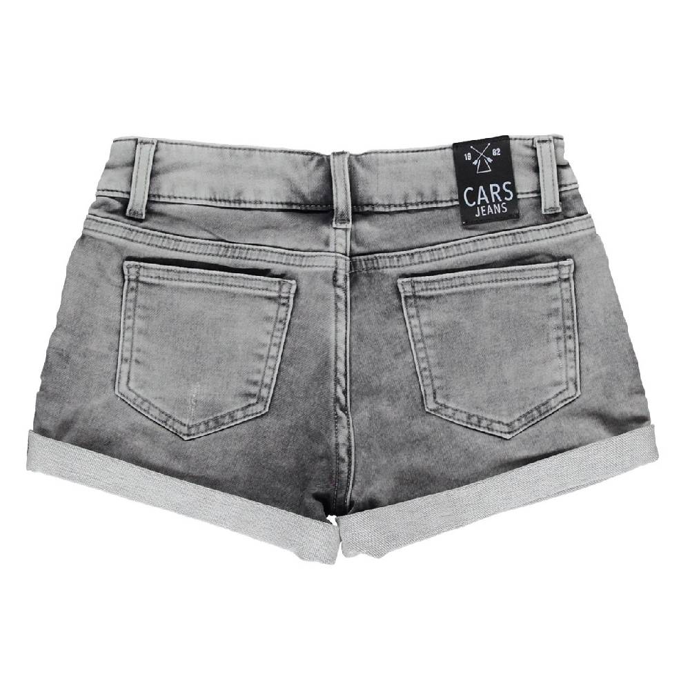 Cars Jeans JOAN SHORT GREY USED Großer Ausverkauf
