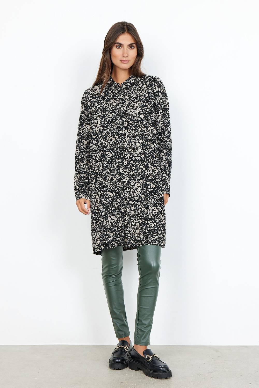 Soya Concept SC-HAYAT 2 BLOUSE (9999 BLACK COMBI) Online Outlet