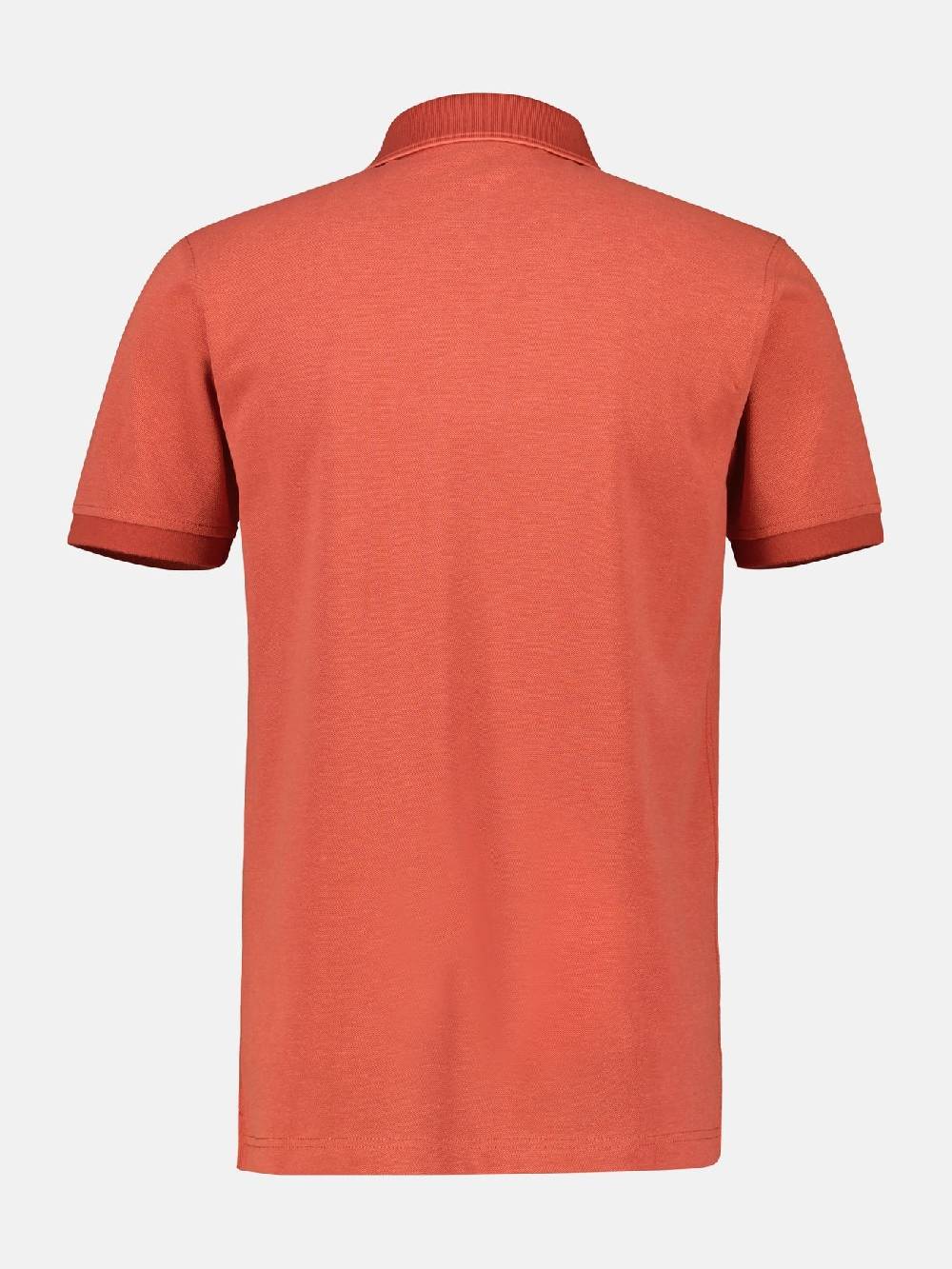 Lerros 2433239 TWEEKLEURIGE POLO (327 DEEP CORAL RED) Super Sparpreis