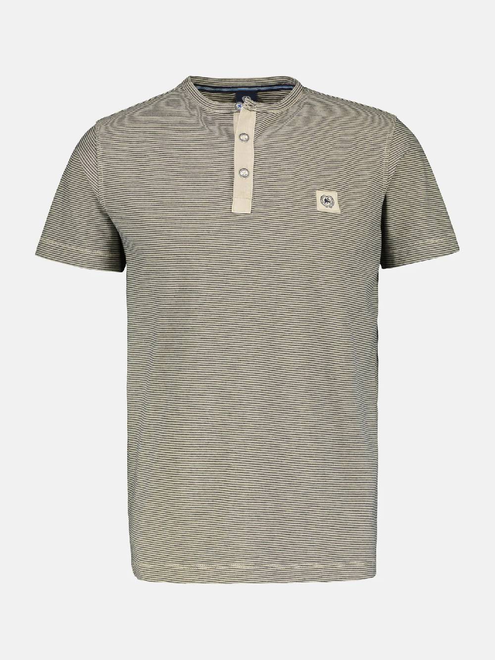 Lerros 2423910 GESTREEPT SERAFINO OVERHEMD (705 LIGHT DUNE BEIGE) Letzte 3 Tage