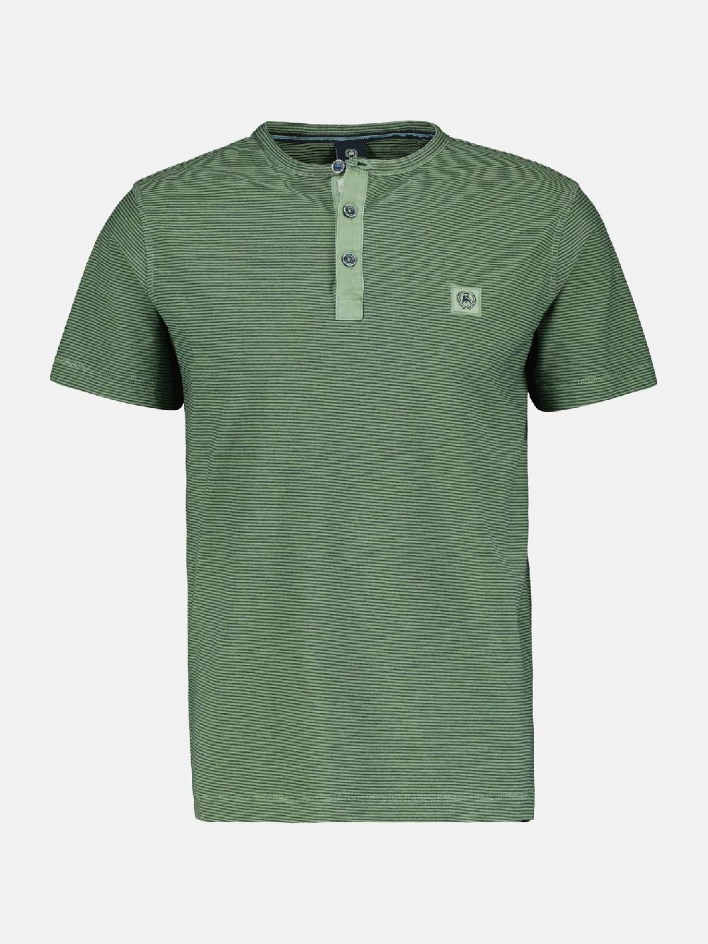 Lerros 2423910 GESTREEPT SERAFINO OVERHEMD (612 SAGE GREEN) Neueste Stile