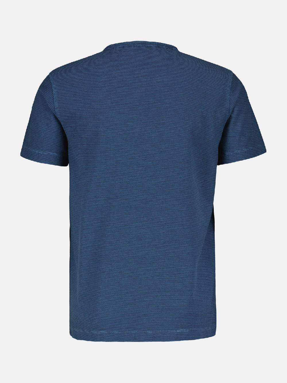 Lerros 2423910 GESTREEPT SERAFINO OVERHEMD (448 STORM BLUE) Letzte 2 Tage