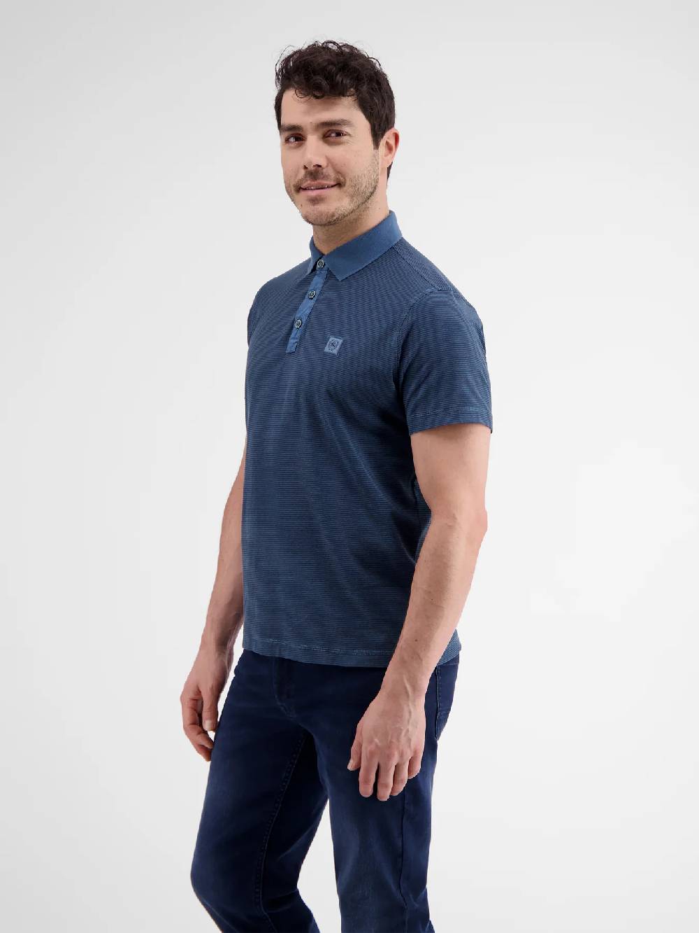 Lerros 2423211 GESTREEPT POLOSHIRT (448 STORM BLUE) Bis zu 60% Rabatt