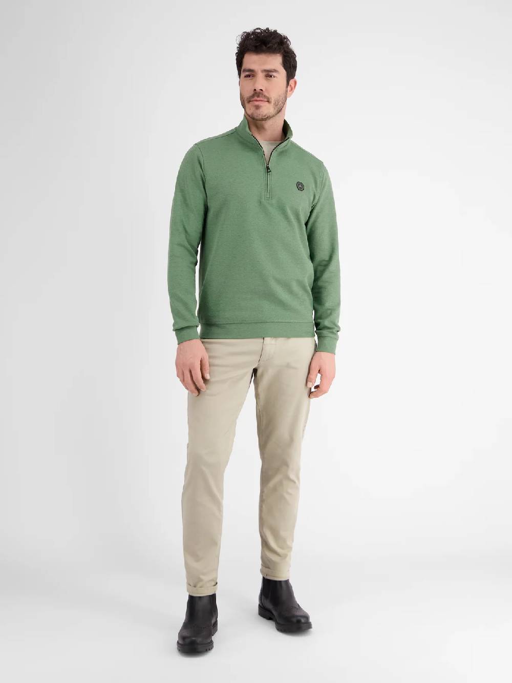 Lerros 23D4402 GESTRUCTUREERDE SWEATBROEK (612 SAGE GREEN) Bis zu 65% Rabatt