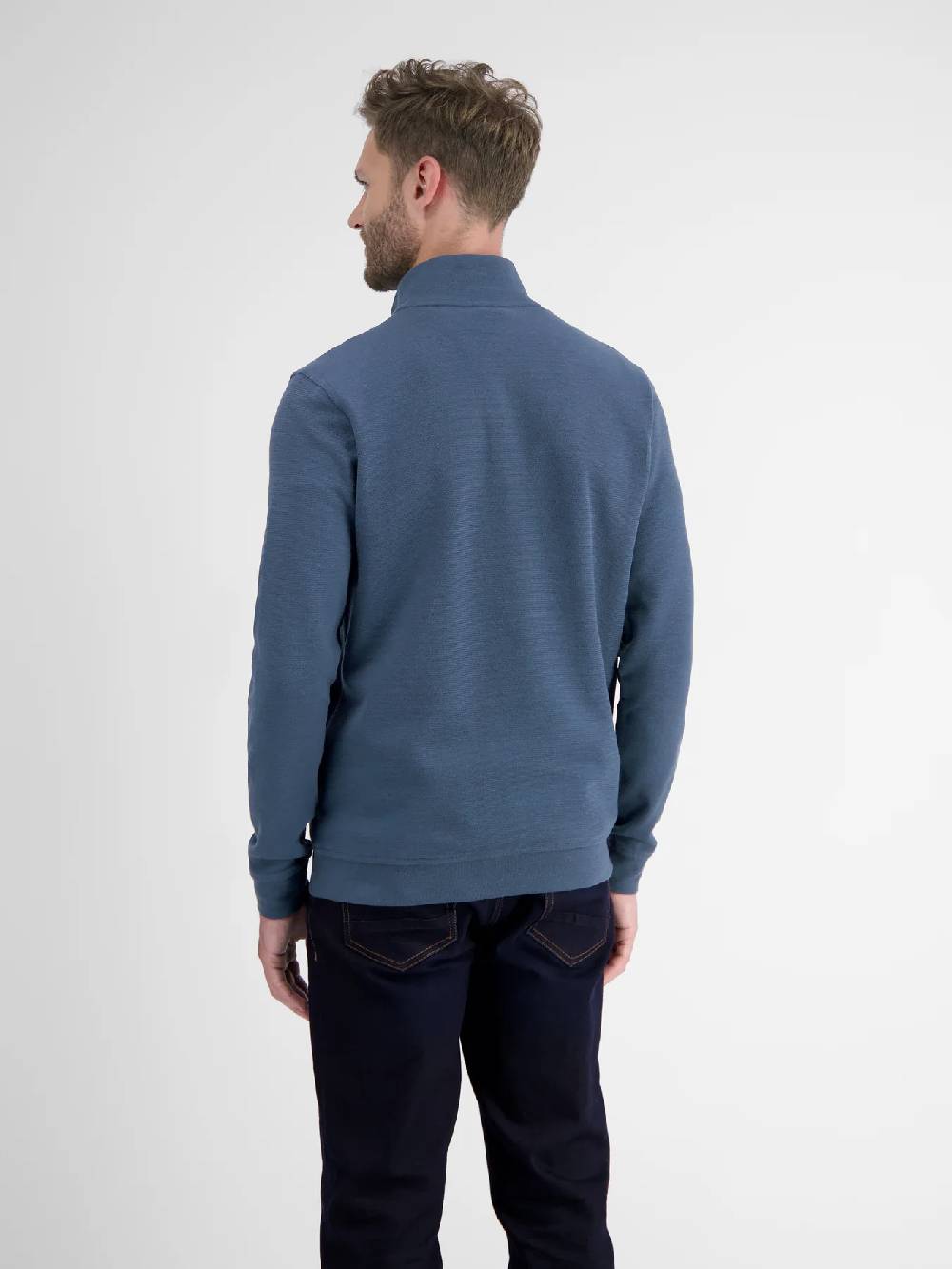 Lerros 23D4402 GESTRUCTUREERDE SWEATBROEK (448 STORM BLUE) Sonderangebot der Fabrik