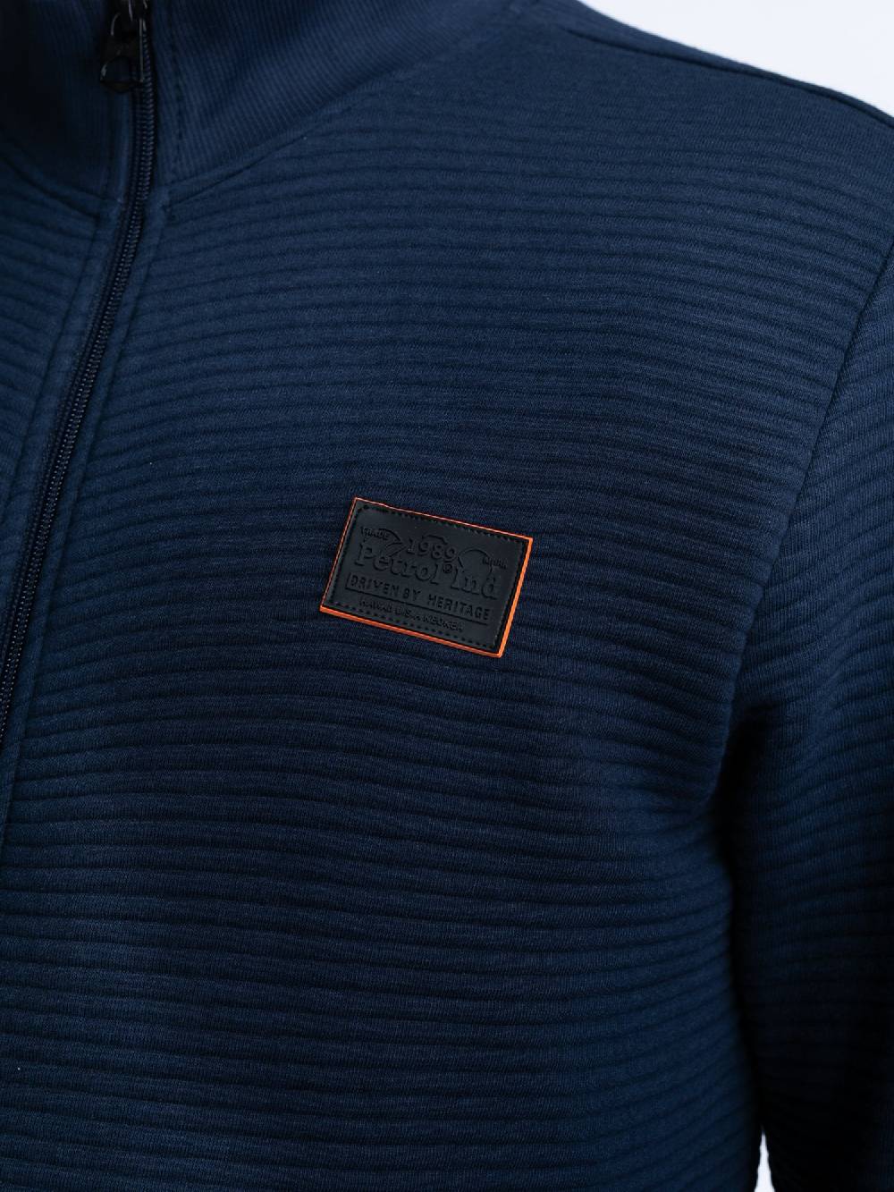 Petrol M-1040-SWC333 MEN VEST COLLAR ZIP (Navy 5178) Nur noch ein Tag übrig
