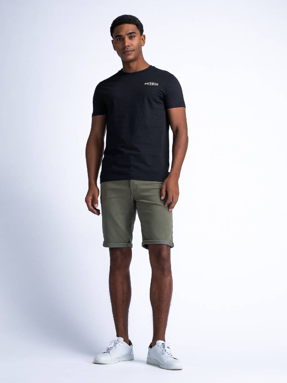 MEN SHORT DENIM M-1040-SHO005 (dusty army 6134) Angebote