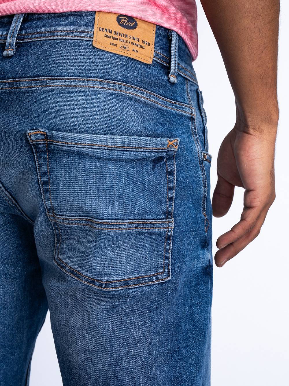 Petrol BLIZZARD DENIM SHORT RELAXED FIT M-1040-SHO003 (medium stone 5755) Meist gekauft