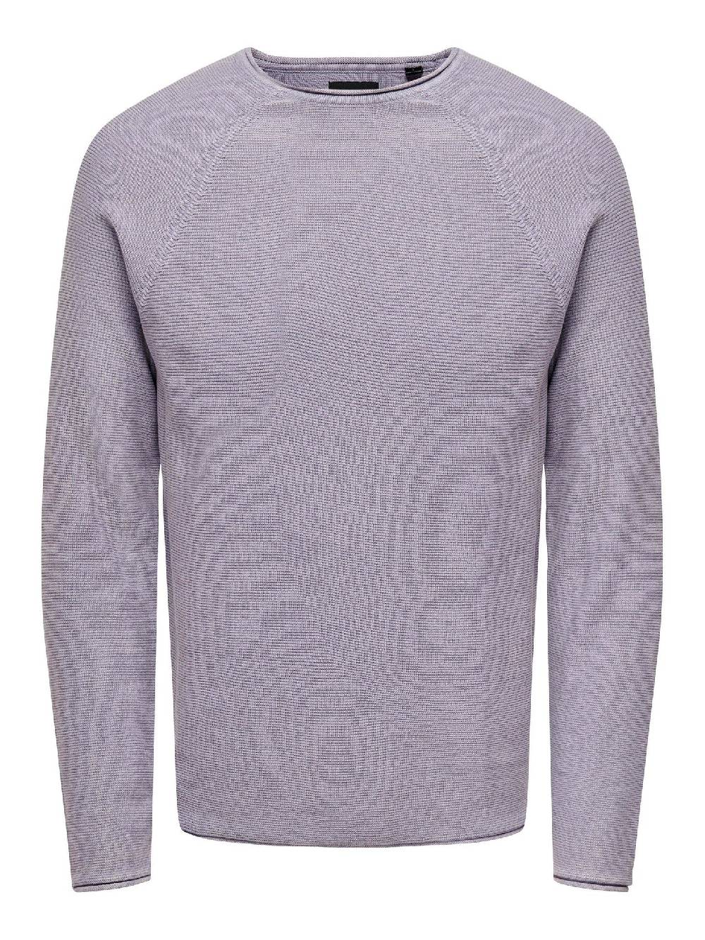 Only & Sons ONSDEXTOR 12 Wash Raglan Knit (22016131 Purple Ash) Preisnachlass