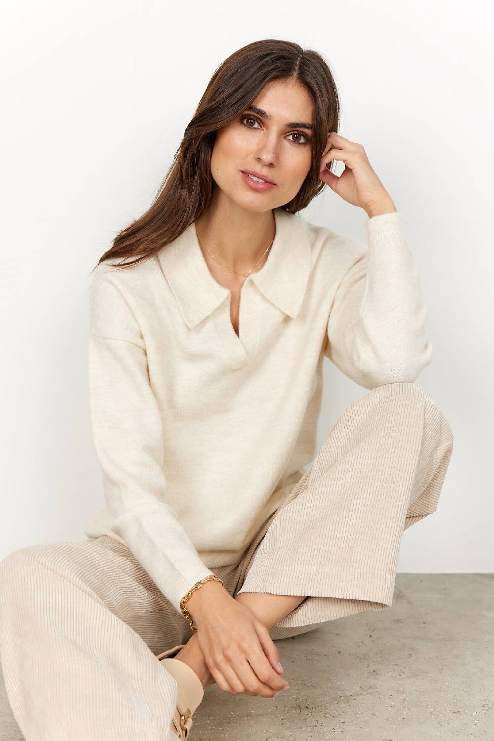 Soya Concept SC-NESSIE 44 PULLOVER (91620 CREAM MELANGE) Sonderangebote