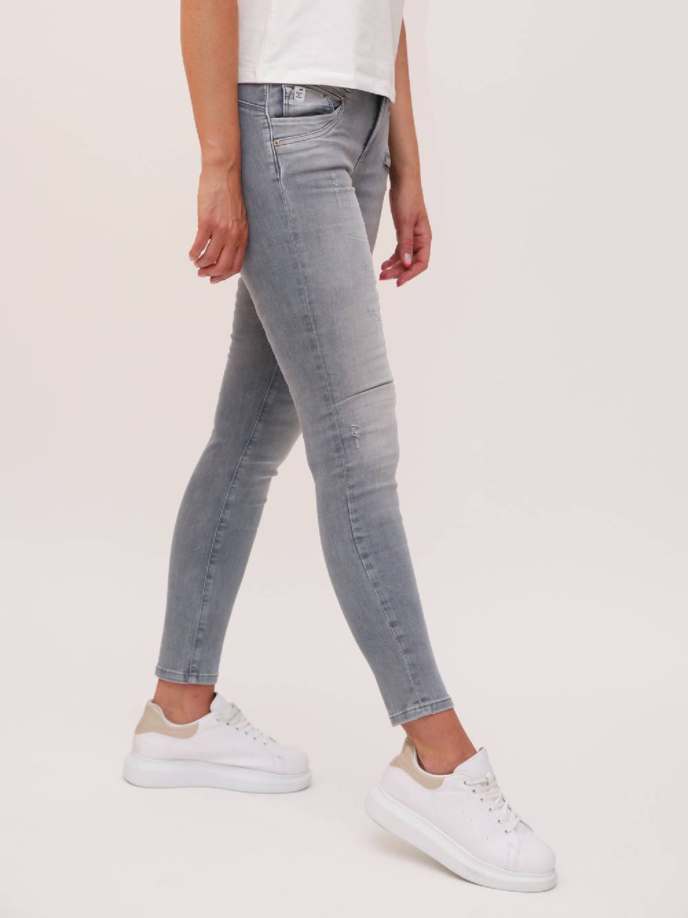 M.O.D SUZY Skinny Fit Hippo Grey Letzte 2 Tage