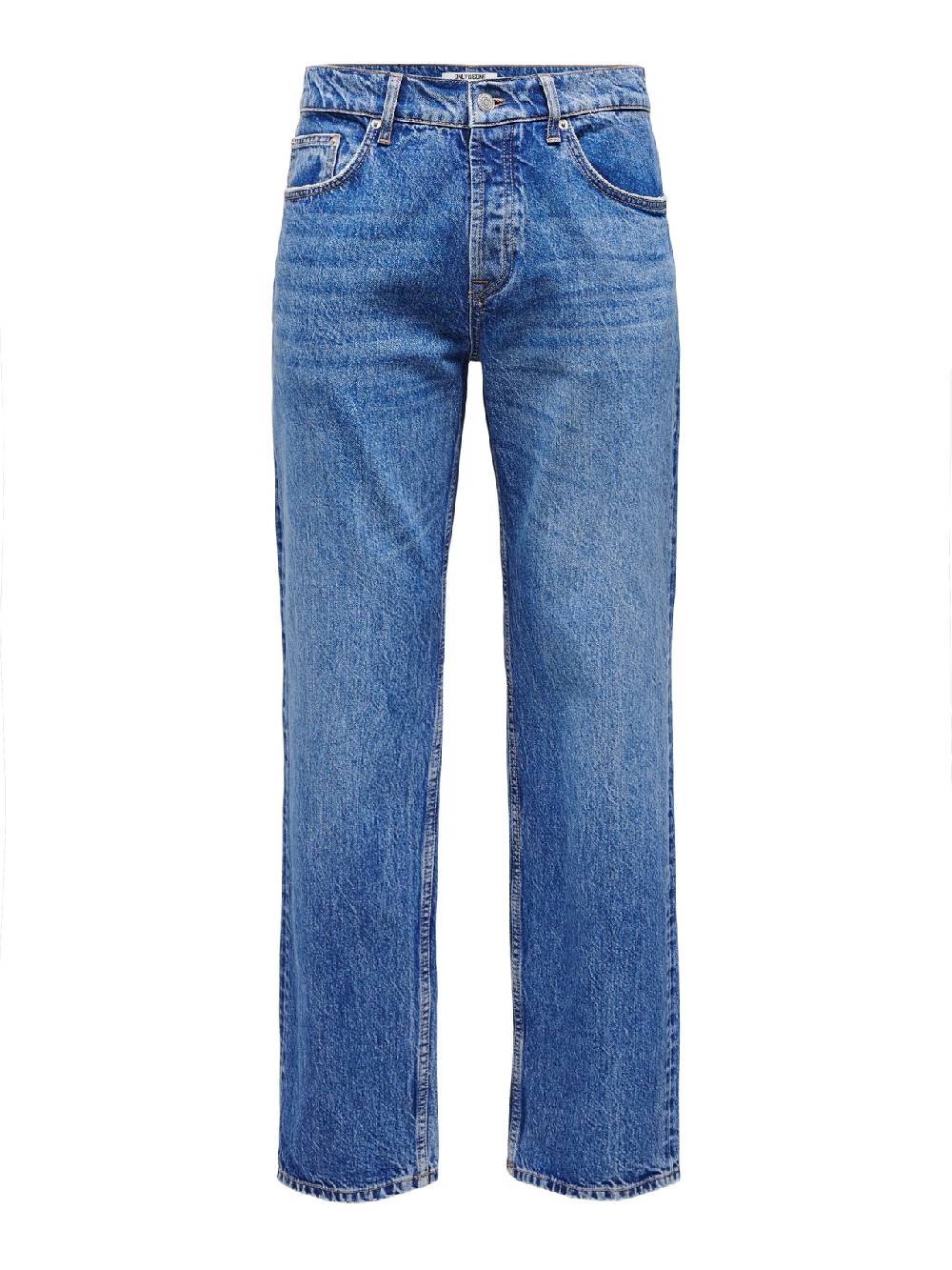 Only & Sons ONSEDGE STRAIGHT BROMO 0017 DOT DNM NOOS Dark Medium Blue Denim Letzter Tag