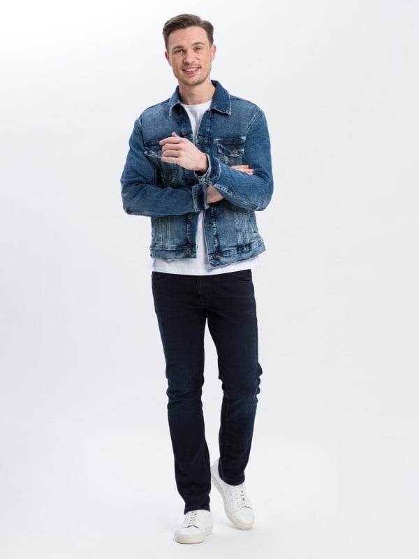 Cross Jeans DAMIEN Blue Black 014 Zeitbegrenzte Promotion