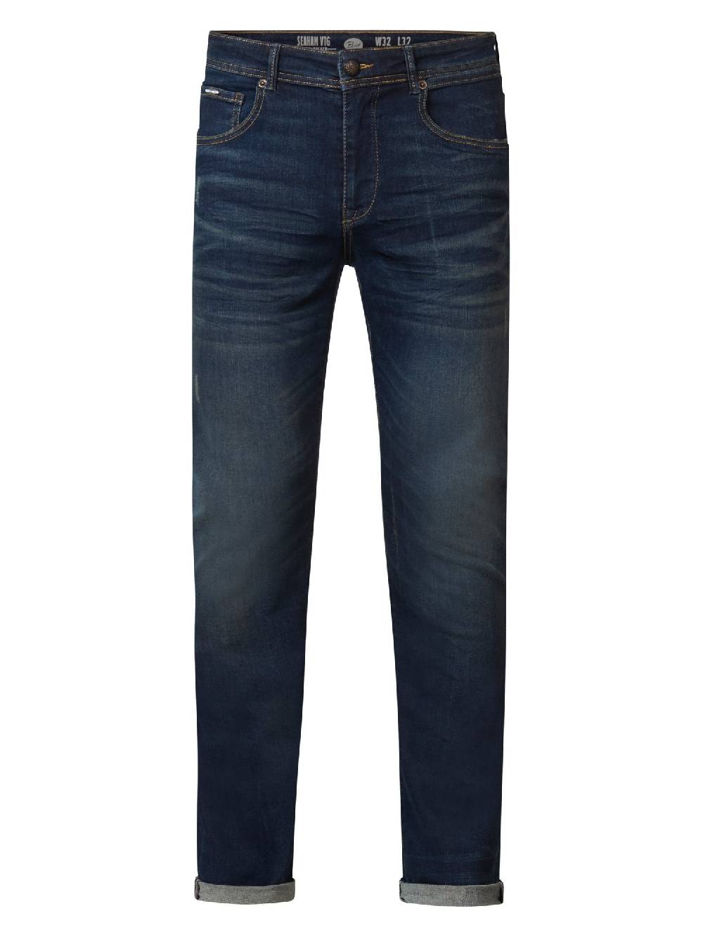 Petrol SEAHAM VTG Men Denim Slim fit (5801 Dark Vintage)