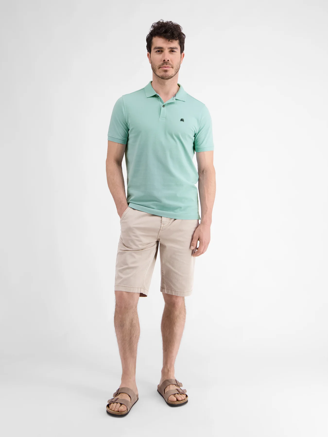 Lerros 2423200 BASIS POLOSHIRT (622 COASTAL SEA BLUE) Clearance-Verkauf