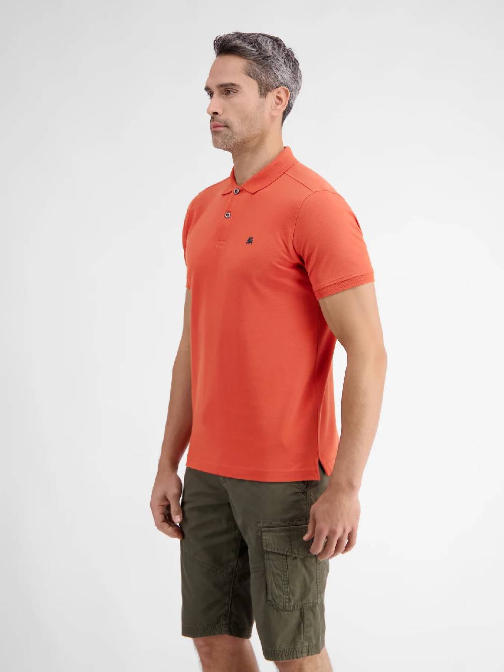 Lerros 2423200 BASIS POLOSHIRT (327 DEEP CORAL RED) Fabrikladen