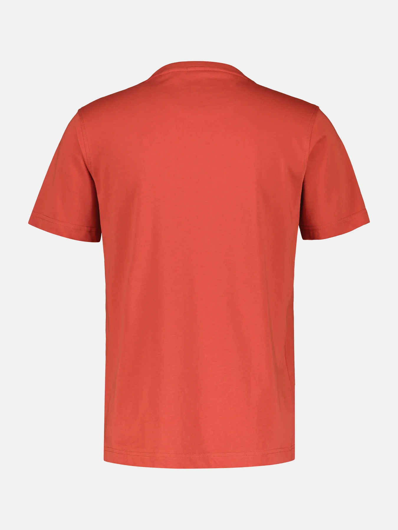 Lerros 2423000 EFFEN BASIC T-SHIRT LOGOSTEEK (327 DEEP CORAL RED) Online