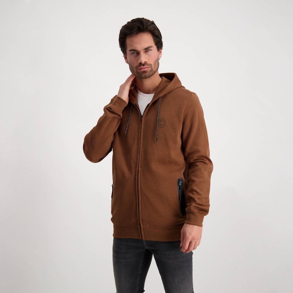 Cars Jeans ISCAR HOOD SW Brown Meist gekauft