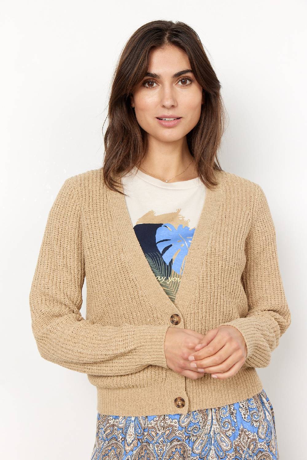 Soya Concept SC-GLENDA 4 CARDIGAN (8100 SAND) Sonderangebot