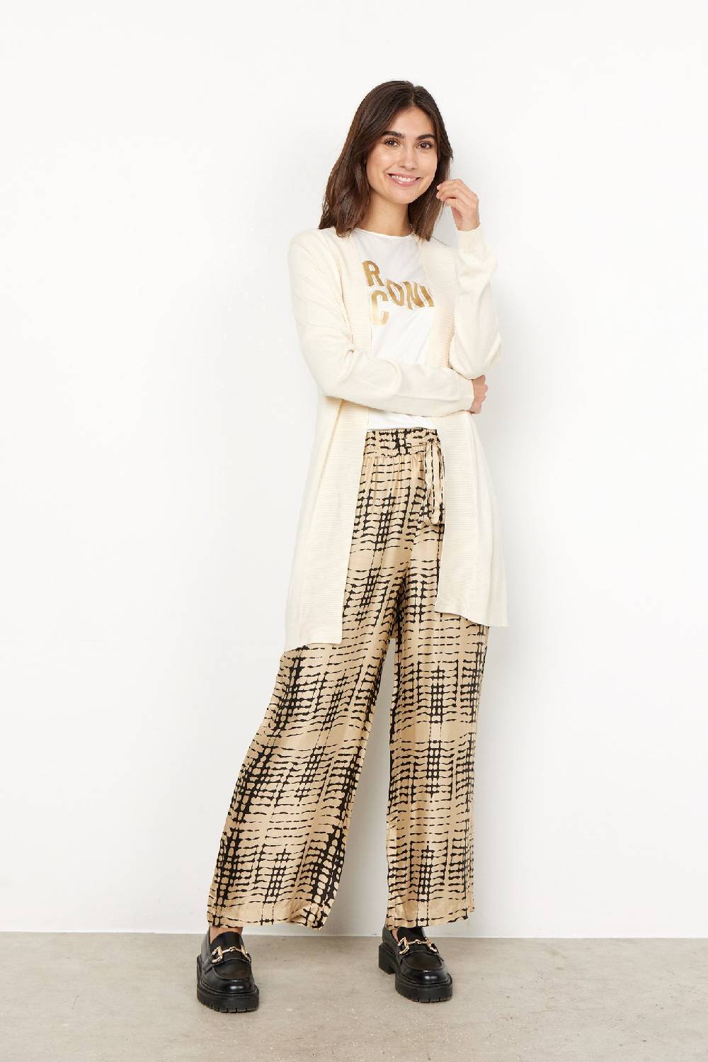 Soya Concept SC-EIREEN 3 CARDIGAN (1620 CREAM) Flash Sale