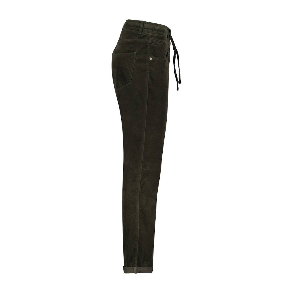 Red Button SRB4052 Tessy Velvet Regular Rise Dark Green Neueste Stile